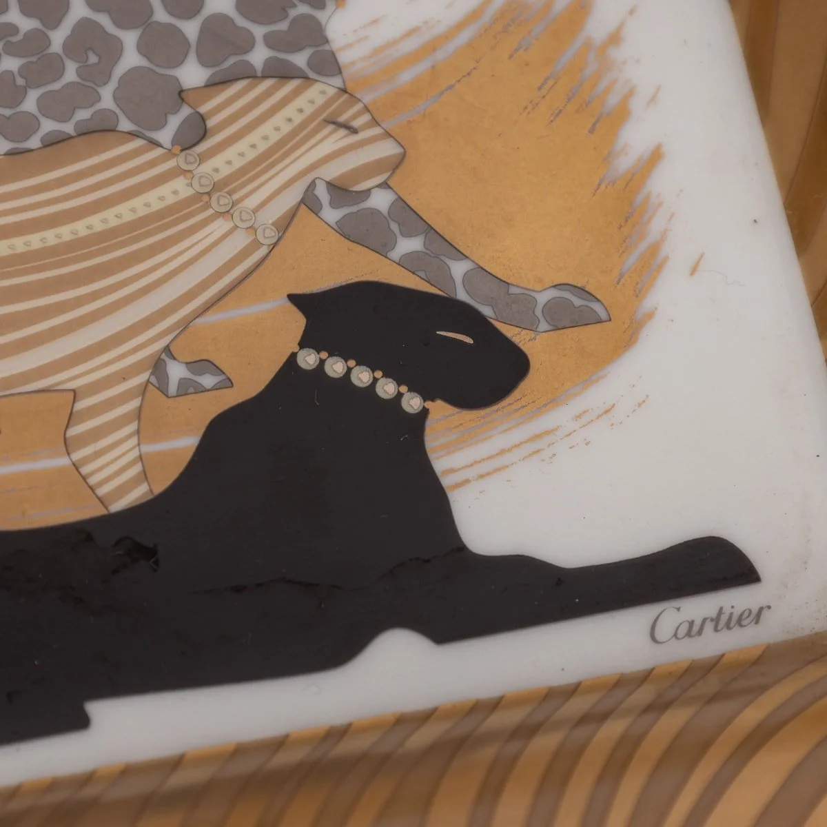 A ceramic ashtray by Cartier, France, late 20th century — Alessio